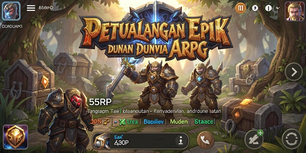 Tampilan gameplay menawan dari 55RP yang mendebarkan.