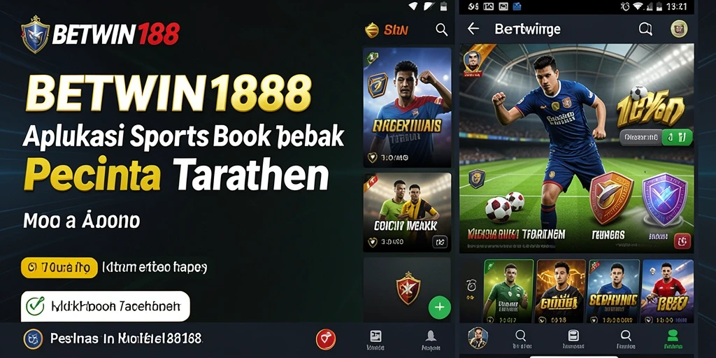 Tampilan antarmuka BETWIN188 saat bermain taruhan olahraga.