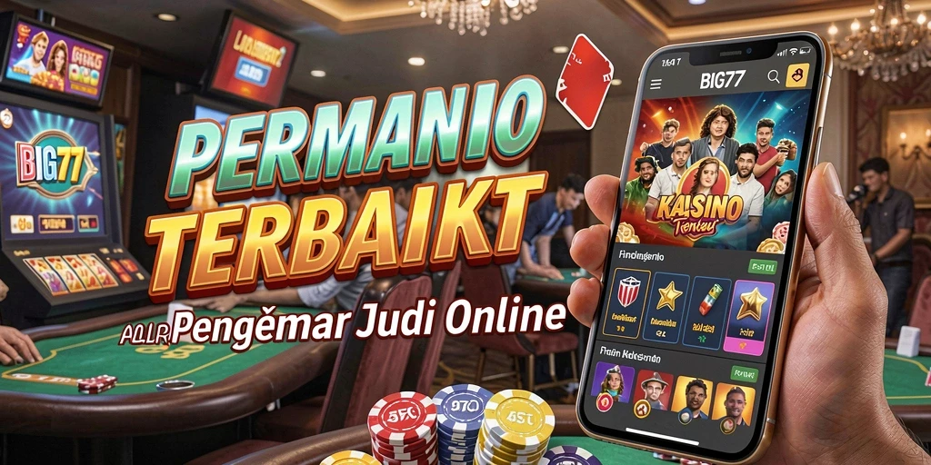 Screenshot gameplay Kasino BIG77 yang menampilkan suasana permainan yang mendebarkan.
