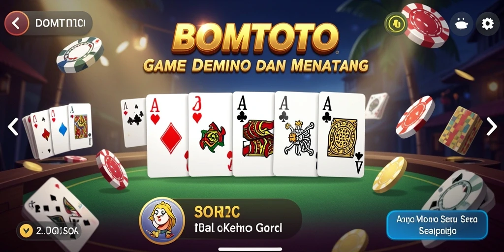 Gameplay menarik dari BOMTOTO saat bermain Domino.