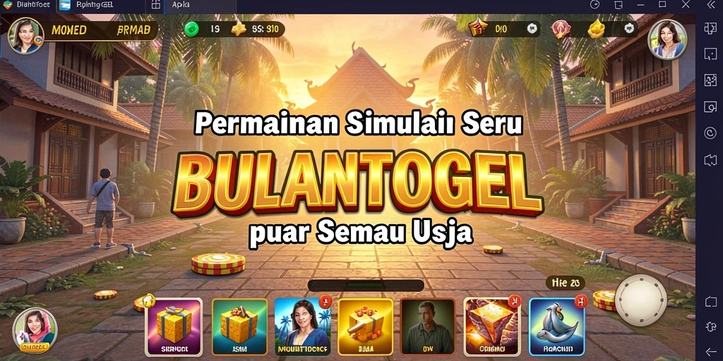 Tampilan gameplay BULANTOGEL yang menarik dan interaktif.