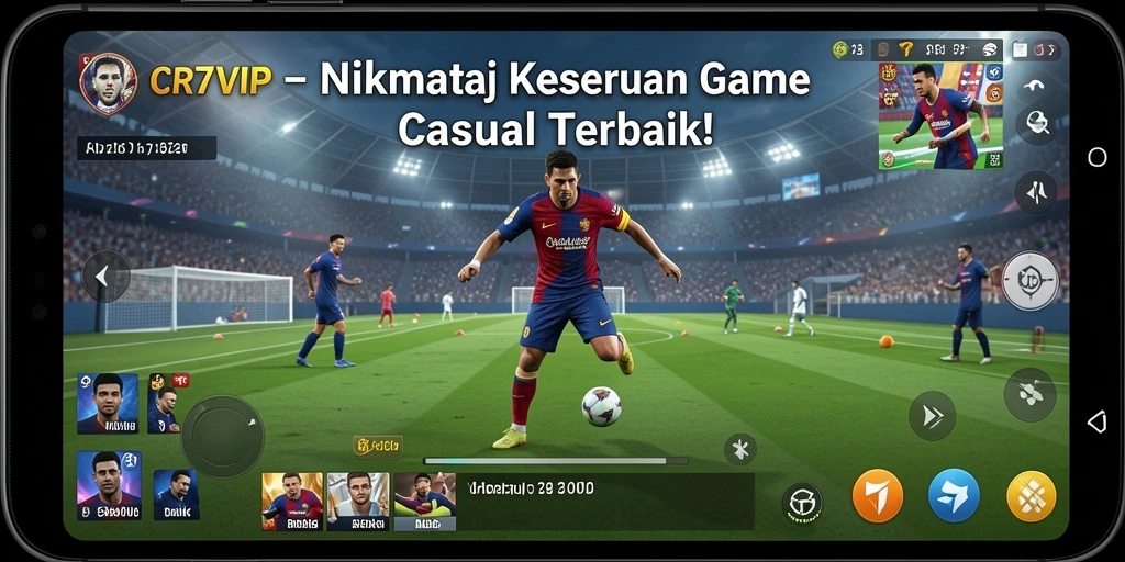 Tampilan gameplay menarik dari CR7VIP yang penuh warna.