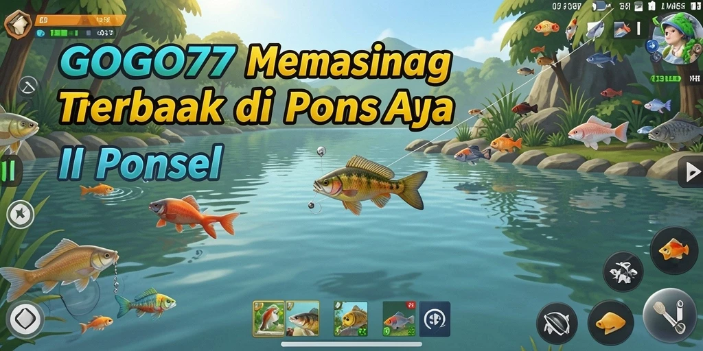 Tampilan screenshot gameplay GOGO77 yang menarik saat memancing.