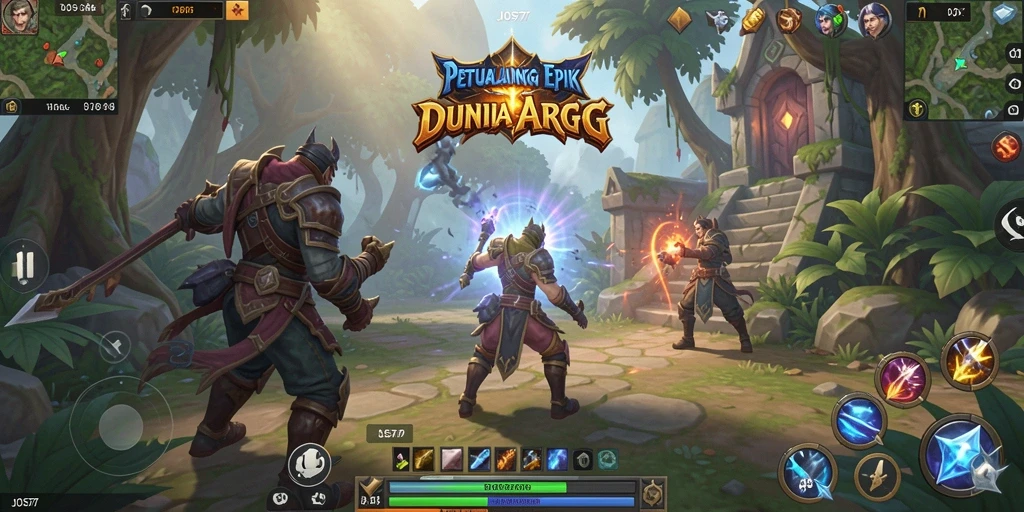 Tampilan gameplay menegangkan dan grafis memukau di JOS77.