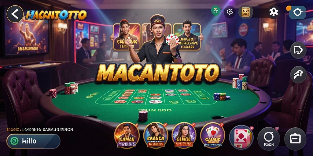 Tampilan permainan Live Casino di MACANTOTO yang menarik dan interaktif.