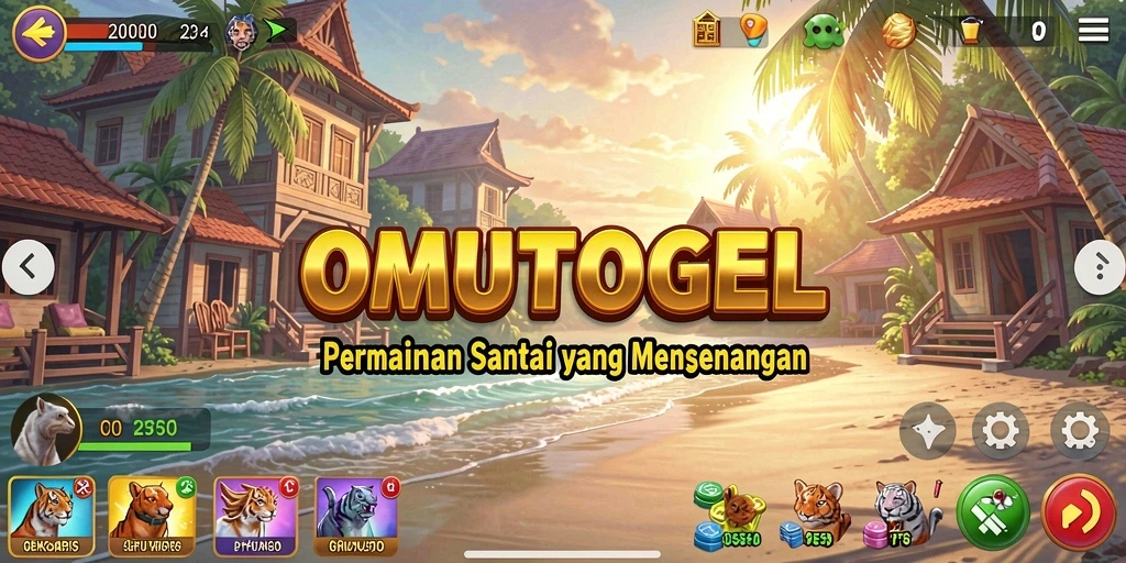 Screenshot gameplay OMUTOGEL yang menunjukkan keseruan bermain.