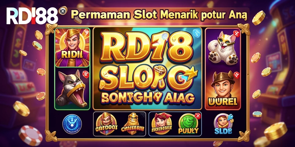 Screenshot gameplay RDI88 menampilkan tampilan slot yang menarik dan penuh warna.