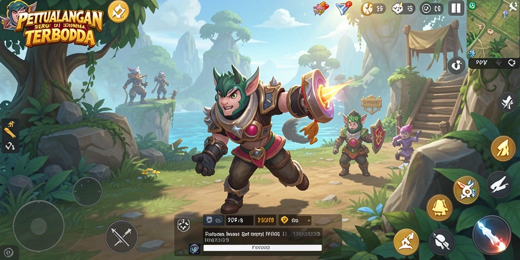 Tampilan gameplay RPVIP6 di dunia terbuka yang menakjubkan.