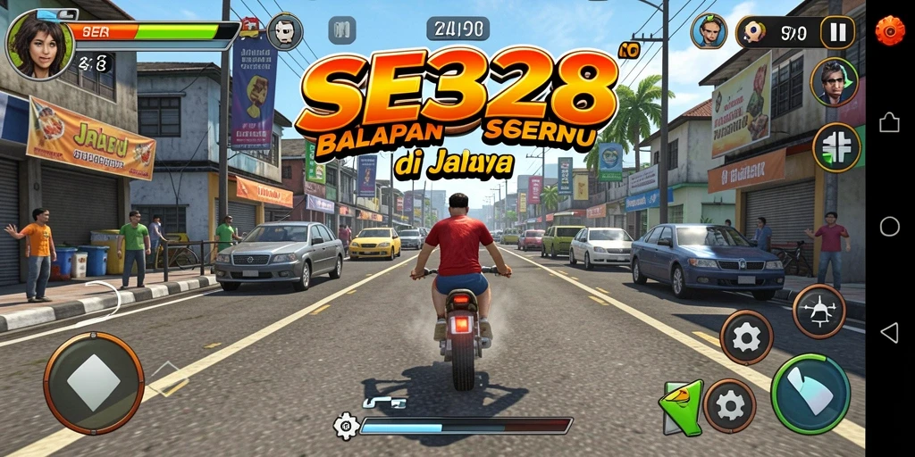 Tampilan keren dari balapan seru di SE328.