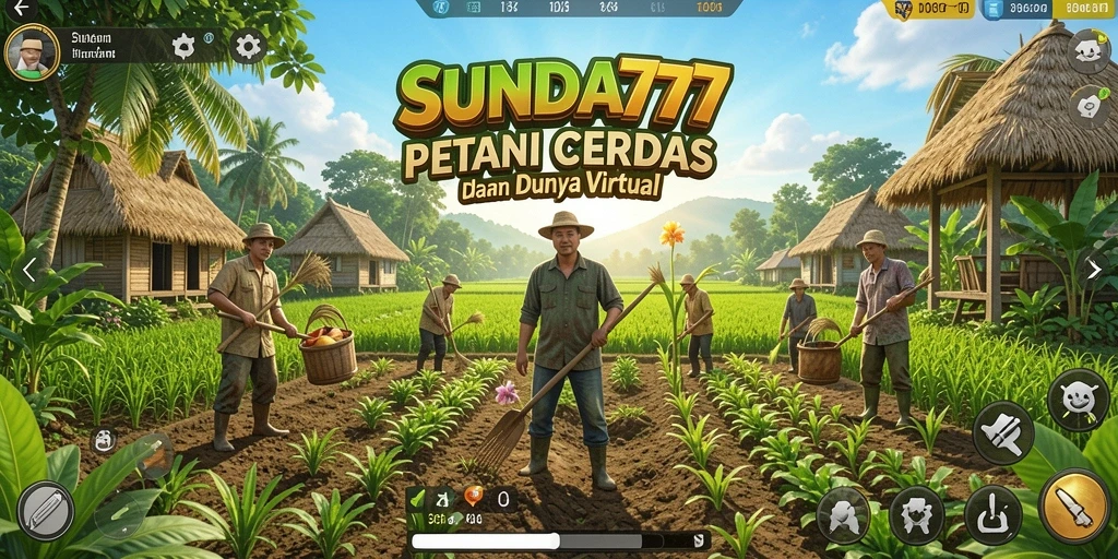 Tangkapan layar gameplay SUNDA777 menampilkan pengalaman pertanian yang mendalam.