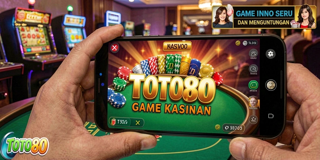 Tampilan gameplay Kasino seru di TOTO80 yang memikat.