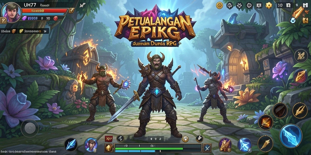 Tampilan gameplay UH77 dengan grafis yang mengesankan dan aksi yang intens.